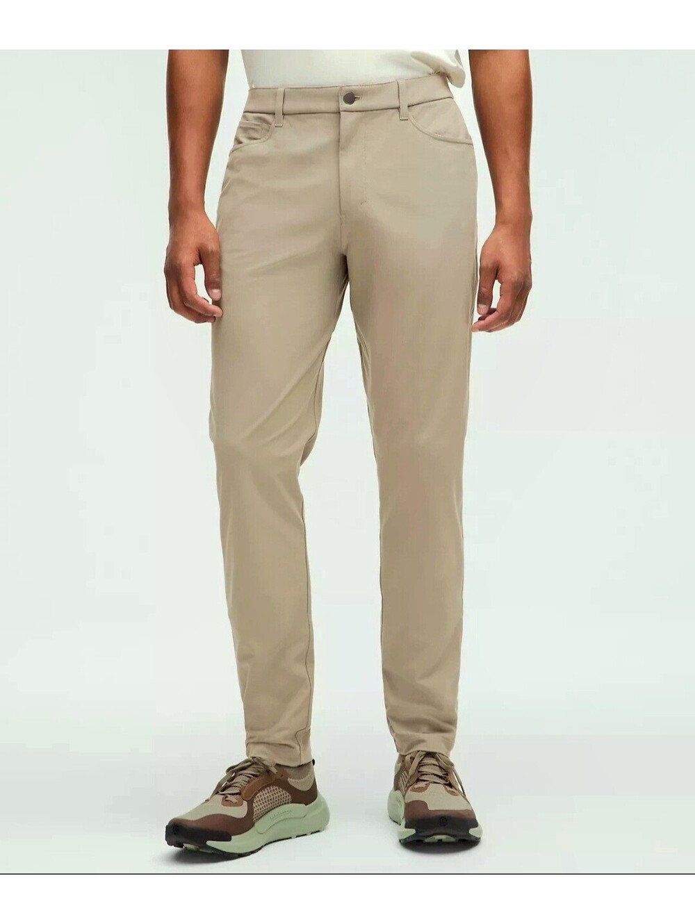 NEW Lululemon Pants Men's 38x30 Tan ABC Pant Slim Fit Utilitech Performance NWT